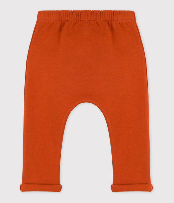 Babyhose aus dickem Jersey braun RUSTY