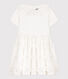 Kurzärmeliges Kinder-Kleid aus Popeline für Mädchen