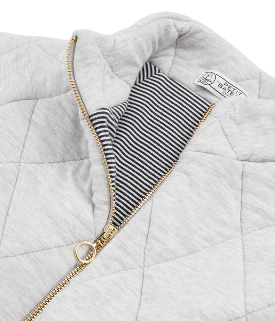 Blouson aus Doppeljersey für Damen grau BELUGA CHINE