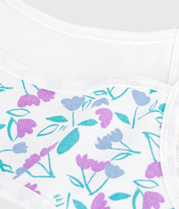Lot de 2 brassi&egrave;res en coton vielfarbig