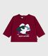 Langärmeliges Baby-T-Shirt aus Baumwolle mit Katzenmotiv