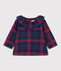 Langärmelige Baby-Bluse aus Flanell