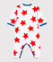 Baby-Strampler für Jungen grau POUSSIERE/weiss MULTICO