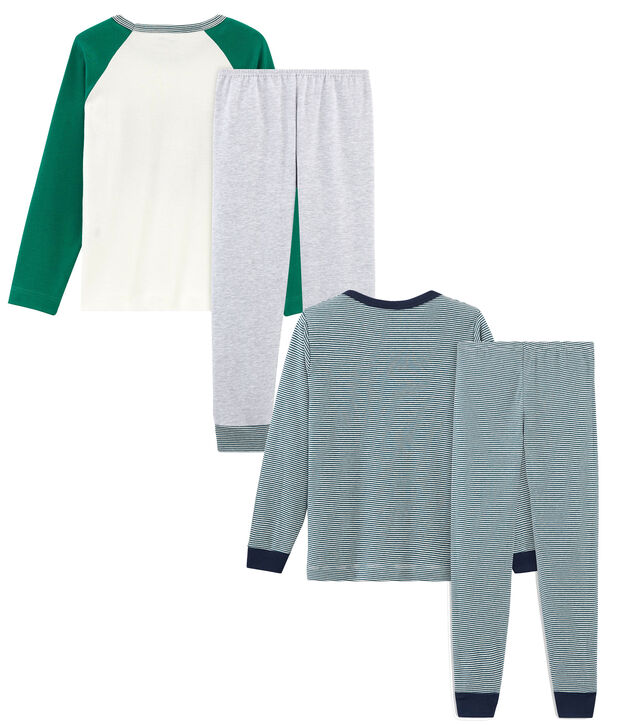 Set aus 2 Pyjamas f&uuml;r kleine Jungen vielfarbig