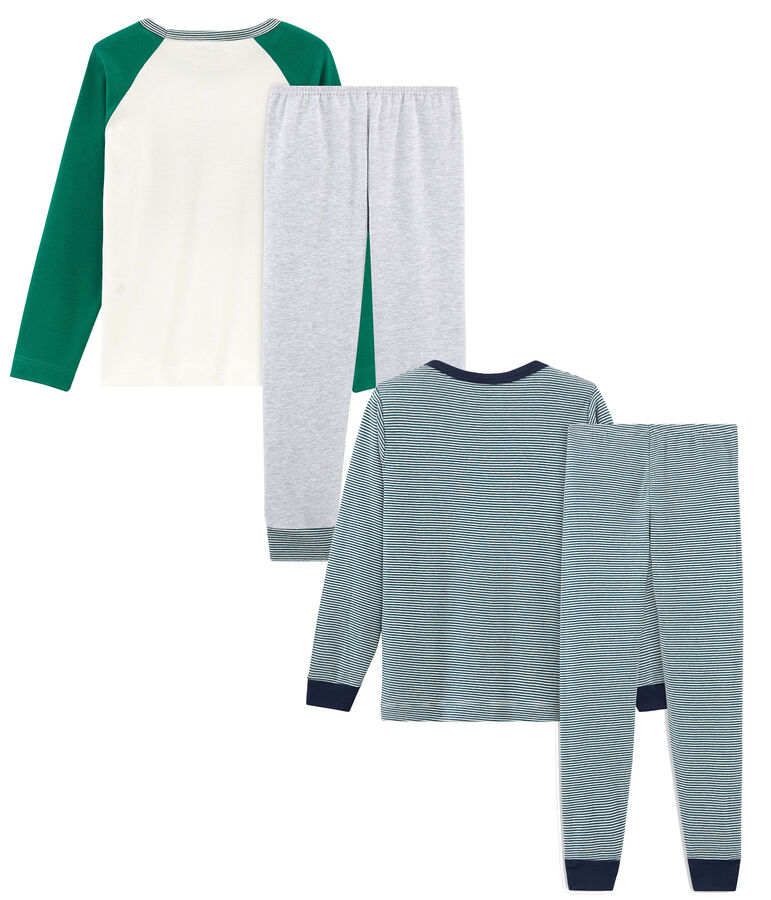 Set aus 2 Pyjamas f&uuml;r kleine Jungen vielfarbig