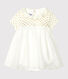 Baby-Bodykleid aus Baumwollleinen für Mädchen