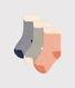 3er-Set Babysocken mit Ringelstreifen