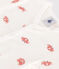 Baby-Kurzoverall aus Baumwolle mit Krebs-Motiv weiss MARSHMALLOW/weiss MULTICO