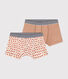 2er-Set Baumwoll-Boxershorts für Jungen