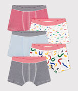 Set aus 5 Kinder-Boxershorts mit Skateboard-Motiv, aus Baumwolle variante 1