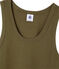Damen-Top aus Original-Rippstrick grün LITOP