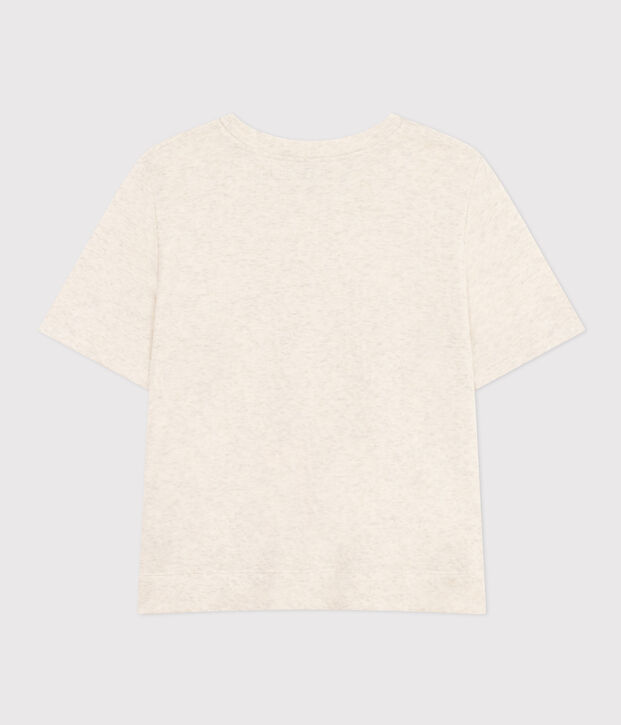 Damen-T-Shirt Le Boxy aus Baumwolle MONTELIMAR CHINE