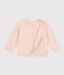 Baby-Cardigan aus Baumwollstrick rosa SALINE