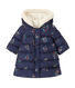 Bedruckte Baby-Mädchen-Winterjacke