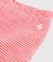 Baby-Leggings mit Ringelmuster für Mädchen rosa POPPY/weiss MARSHMALLOW