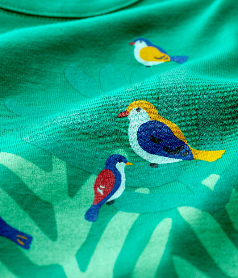 Kurz&auml;rmeliges Baby-T-Shirt aus Baumwolle f&uuml;r Jungen gr&uuml;n