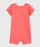 Baby-Kurzoverall Mädchen rosa CUPCAKE/weiss MARSHMALLOW