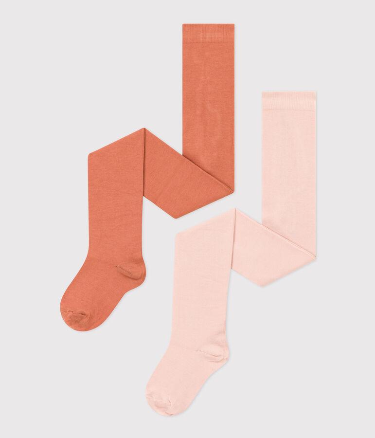 2er-Set Kinderstrumpfhosen aus Baumwolle f&uuml;r M&auml;dchen vielfarbig