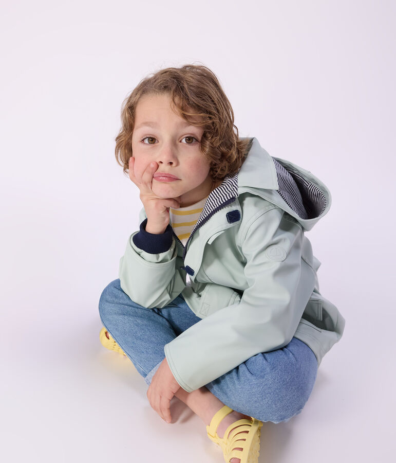 Ikonische Kinder-Regenjacke blau
