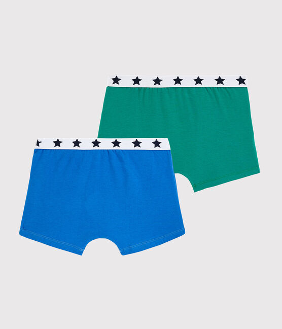 2er-Set Boxershorts aus Bio-Baumwolle und Elastan f&uuml;r Jungen variante 1