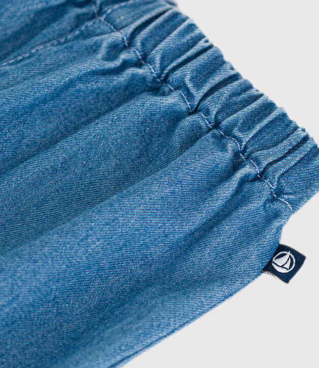 Babyhose aus leichtem Denim blau