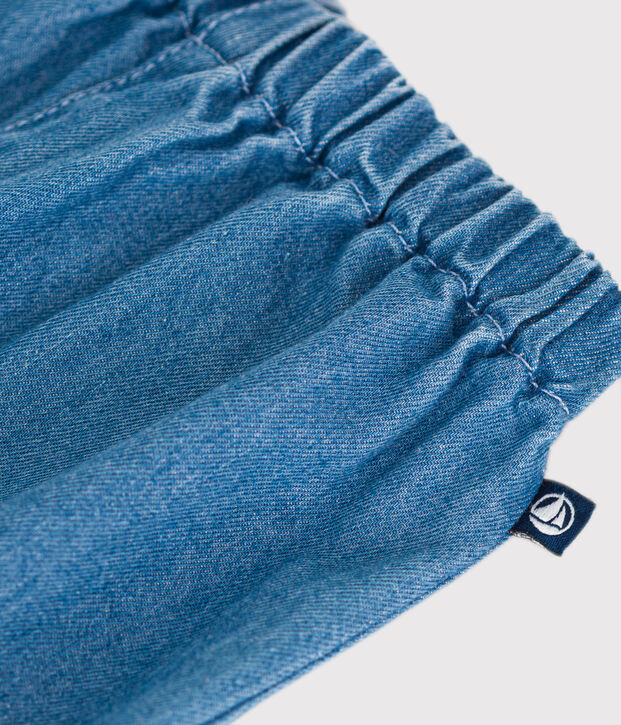 Babyhose aus leichtem Denim blau