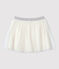 Kinderrock aus Tüll für Mädchen weiss MARSHMALLOW/grau ARGENT