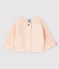 Baby-Cardigan aus Bio-Baumwollstrick rosa FLEUR