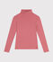 Damen-Rollkragenshirt "L'Iconique" aus Baumwolle rosa ROSEWOOD