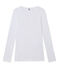Damen-Langarmshirt mit V-Ausschnitt weiss ECUME