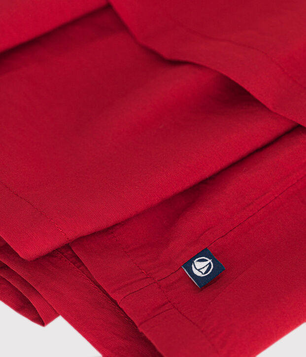 Kurz&auml;rmeliges Baby-Kleid rot