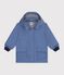 Ikonische Baby-Regenjacke einfarbig blau