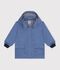 Ikonische Baby-Regenjacke einfarbig blau