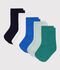 5er-Set Baby-Socken aus einfarbiger Baumwolle vielfarbig