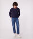 Damen-Sweatshirt aus einfarbiger Baumwolle