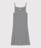 Spaghetti-Top aus Baumwolle für Damen blau SMOKING/weiss MARSHMALLOW
