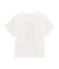 Kurzärmeliges Kinder-T-Shirt Mädchen weiss MARSHMALLOW