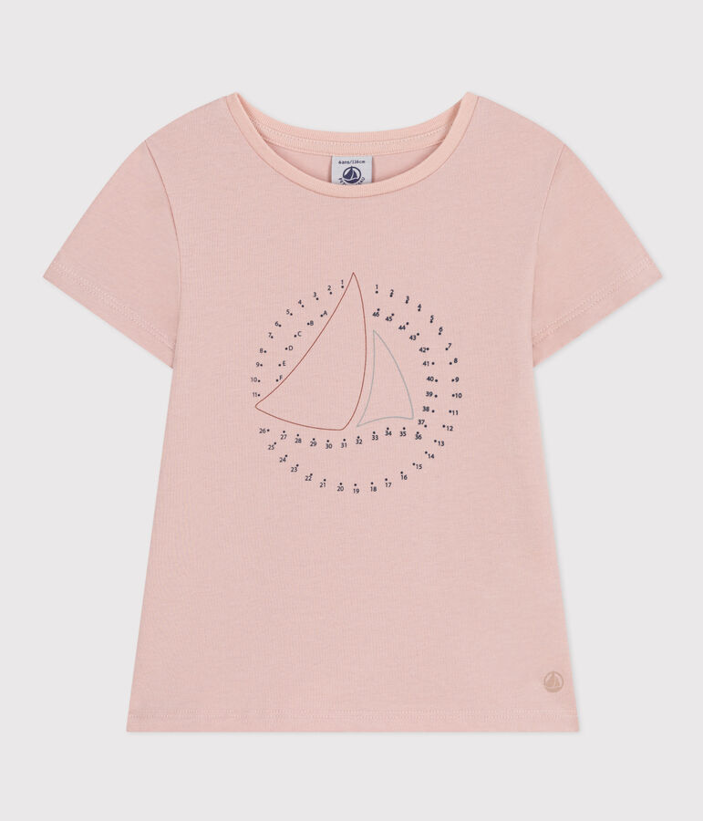 M&auml;dchen-T-Shirt aus leichtem Jerseystoff rosa SALINE