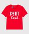 Kurzärmeliges Baby-T-Shirt aus Baumwolle mit Motiv rot PEPS