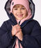 Einfarbige Kinder-Winterjacke  blau SMOKING