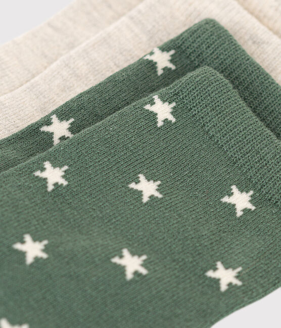 2 Paar Kindersocken mit Sternenmotiv aus Baumwolle. variante 1