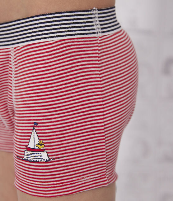 3er-Set Petit Bateau x Snoopy Boxershorts aus Baumwolle für Jungen variante 1