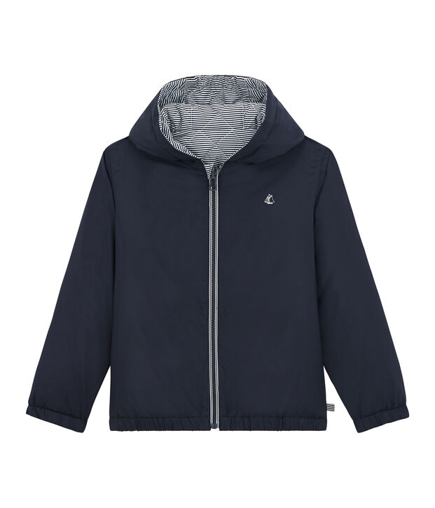 Wendbare Kinder-Windjacke unisex blau