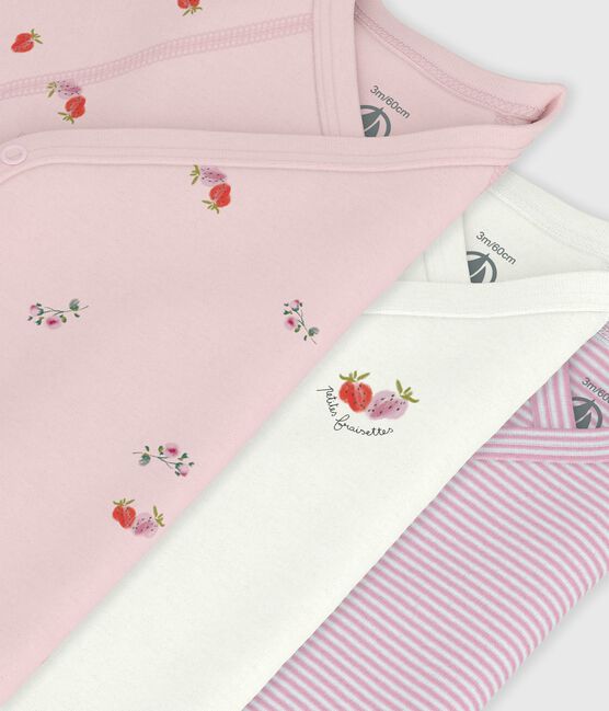 Set kurzärmeliger Wickelbodys aus bedruckter Baumwolle variante 1