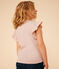 Kinder T-Shirt aus Baumwolle für Mädchen rosa SALINE