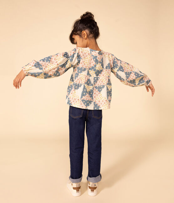 Hose in Slim Fit-Passform aus Denim für Kinder/Mädchen blau DENIM BLEU