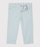 Baby-Hose in Seersucker für Jungen blau ACIER/weiss MARSHMALLOW