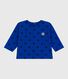 Langärmeliges Baby-T-Shirt aus Baumwolle mit Sternmotiv