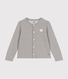 Kinder-Cardigan aus Molton für Mädchen