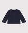 Baby-Cardigan aus einfarbiger Baumwolle mit Herzaufn&auml;her SOIR